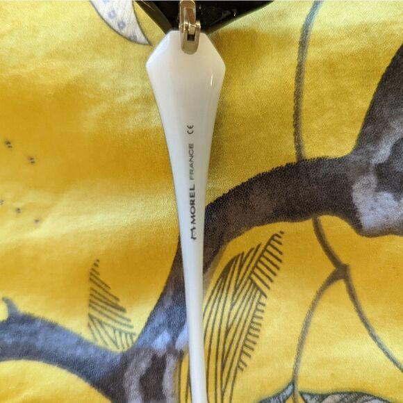 𝅺morel France black frames with white and grey sides made in France euc - Picture 6 of 8